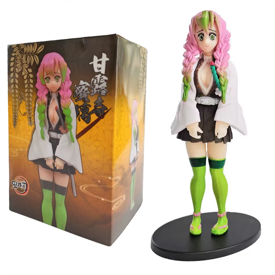 Anime Demon Slayer Kimetsu No Yaiba Figure Kamado Tanjirou Action Figure Agatsuma Zenitsu Nezuko Warrior PVC Model Toys